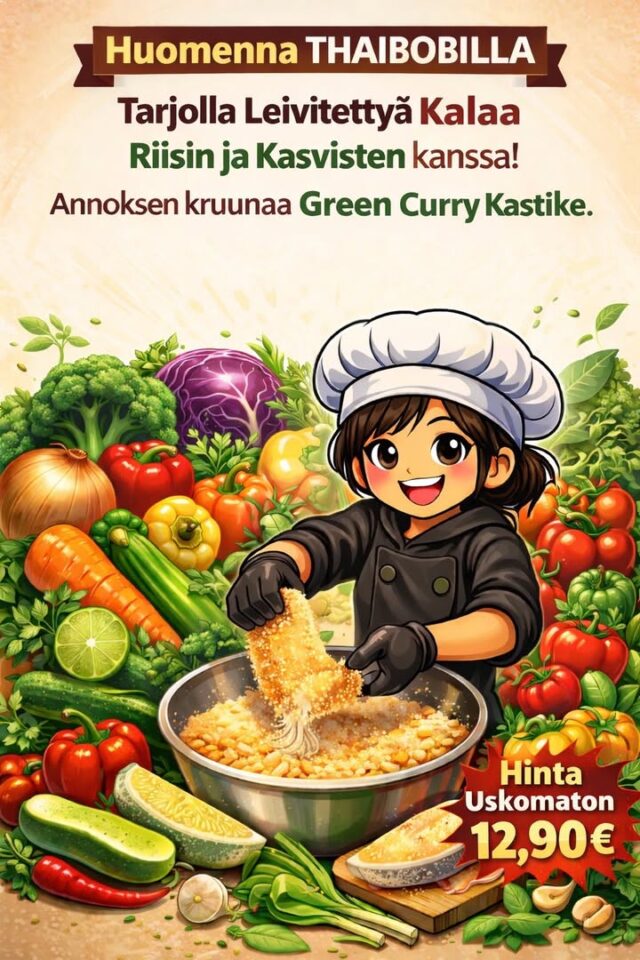 Saturday spesial menu  28.02 🙏❤️
Tervetuloa☺️ #thaibob #topaasiauki #kivistö